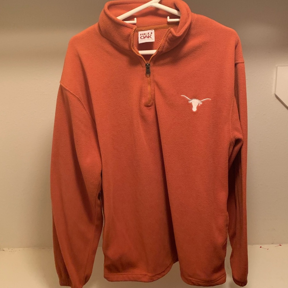 Fleece Texas Longhorns turtle neck